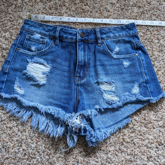 (PacSun) Hi Rise Festival Jean Shorts 25 - Picture 7 of 15